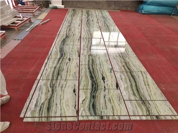 Green Jade Marble Slabs for Countertop & Flooring Tiles