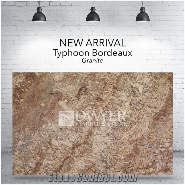 Typhoon Bordeaux Granite Slabs