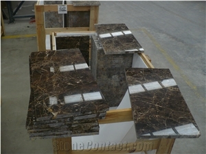 Dark Emperador Marble Tiles 60x30x2 cm First Range