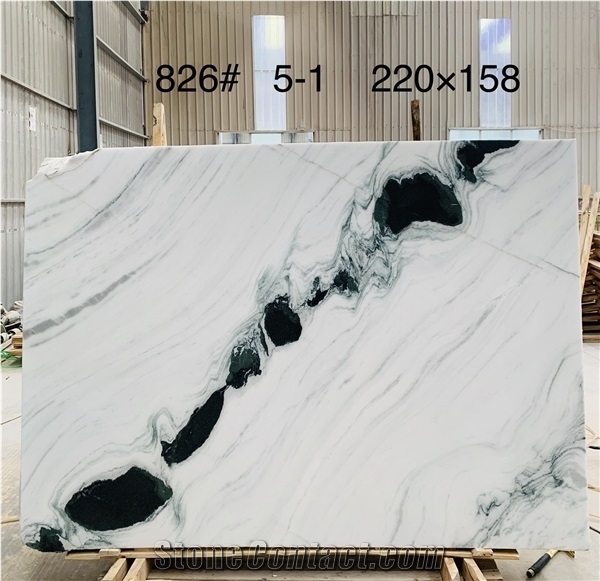 China Panda White Marble Slabs Interior Walll Floor Tile
