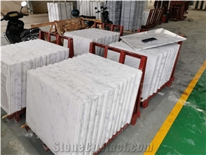 China White Guangxi Marble Tiles Slabs Sheet