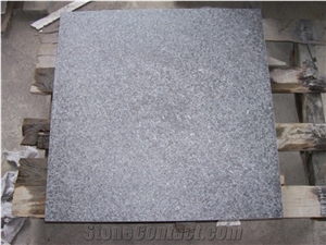 Flamed & Brushed Black Pearl Granite G684 Tile
