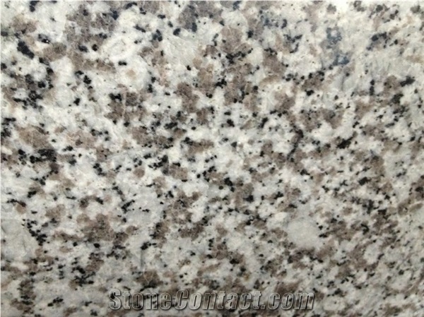 Flamed Jilin White Natural Granite Stone Tile &Slab