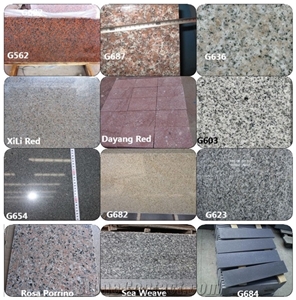 G603 China Red/Yellow /Black Granite Stone Tiles/Slabs