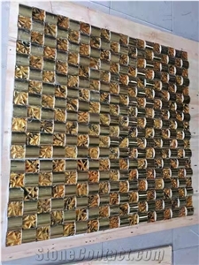 Gold Glass Mosaic Tiles