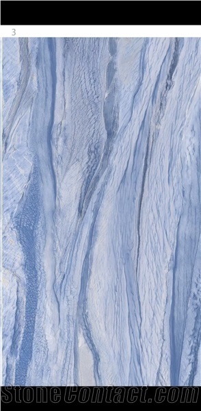 High End Luxury Blue Marble Slabs Tiles