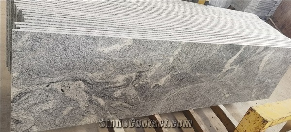 New Wiscon White Nero Santiago Grey Granite Countertop