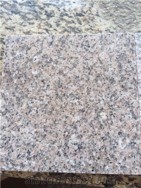 Polished Flamed G681 Shirmp Red Granite Wall Tile