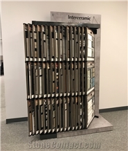Page Turning Metal Diplay For Carpet Stone Handle Board