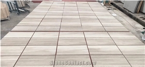 China Guizhou Wood Grain Marble Polished Floor Tiles