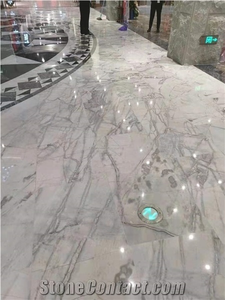 China Royal Platinum White Marble Polished Floor Tiles
