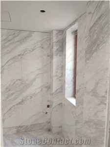 Greece Volakas White Marble Polished Wall Covering Slabs