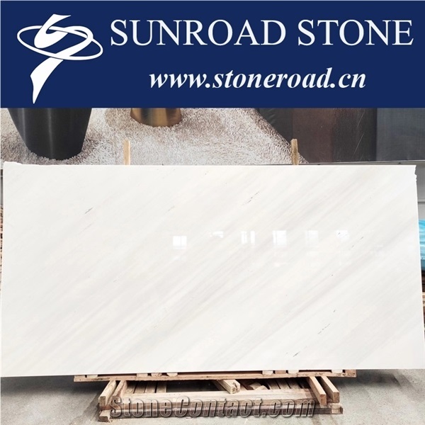 Old Quarry Sivec White Marble Slabs Floor Tiles
