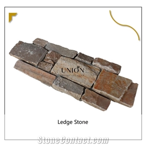 Beige Mesh&Hook Back Stone Wall Clading Cement Culture Stone