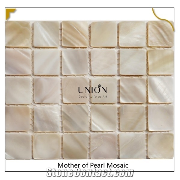Brick Cream Mosaic Customized Wall Material for Indoor Desig