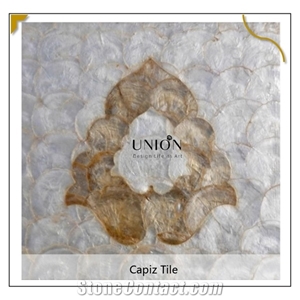 Capiz Brick Thin Mother Of Pearl Shell Mosaic for House Deco
