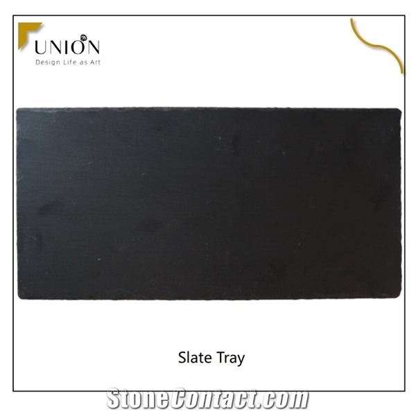 Jiangxi Black Natural Slate Chalkboard Coaster for Cooking