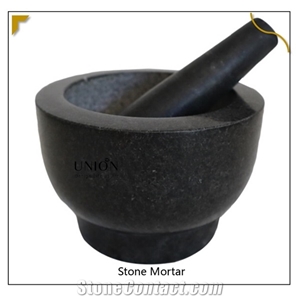 Ki Tchenware Mortar and Pestle Set Stone Bowl Natural Stone