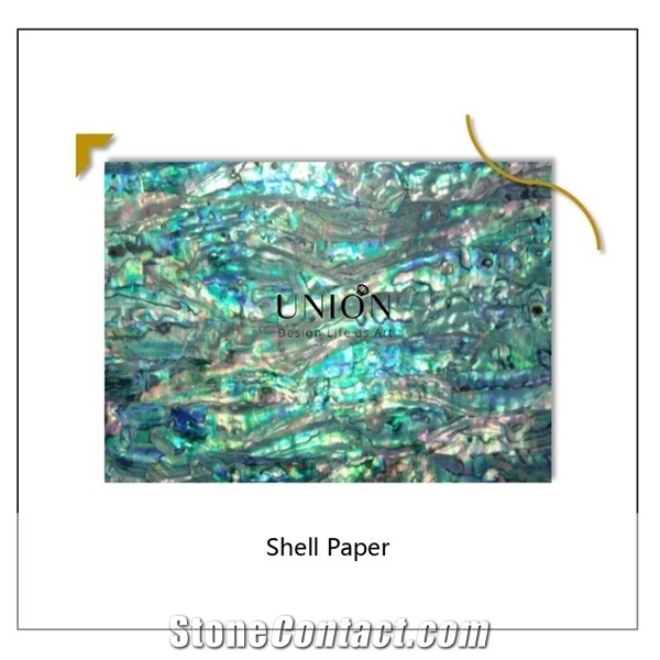Modern Style Green New Zealand Abalone Shell Paper Wrapping