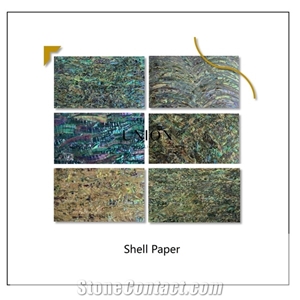 Natural Saltwater Shell Paper Thin Sheet Waterproof Jewelry