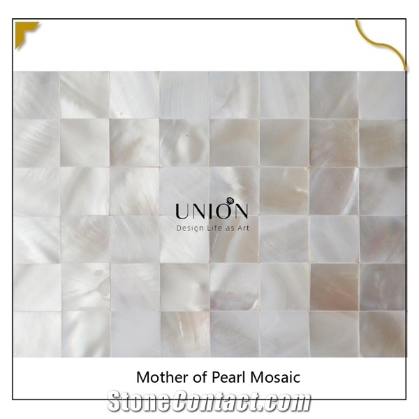 Natural Shell Mosaic Sheet Kitchen Backsplash Tiles Designs