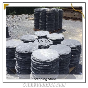 Railroad Round Slate Garden Landscaping Stepping Stone