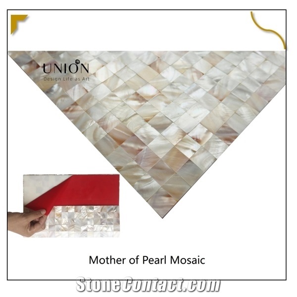 Self-Adhesive Tile Backsplash Sticker Natural Mother Of Peal