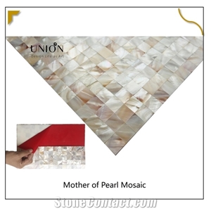 Self-Adhesive Tile Backsplash Sticker Natural Mother Of Peal