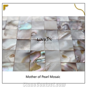 Whiteoil Flower Seamless Mother Of Pearl Tile Shell Mosaic