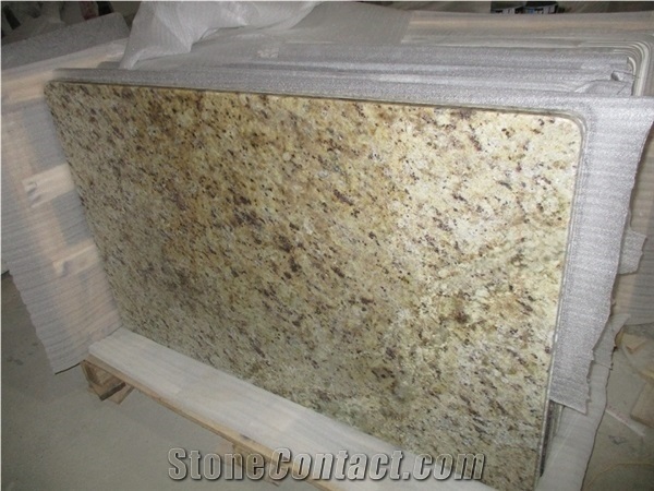 Fantasy Gold Granite Kitchen Counter Tops Kitchen Worktops