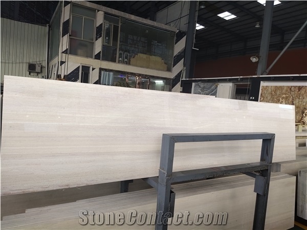 Ginkgo Wood Grain Marble Slab China Serpeggiante Marble Tile