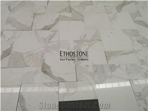 Calacatta Oro Marble Tile 12"X12"X3/8"