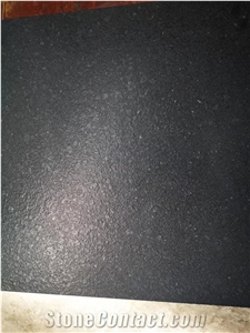 Chinese G684 Tile, Raven Black Leathered Tile