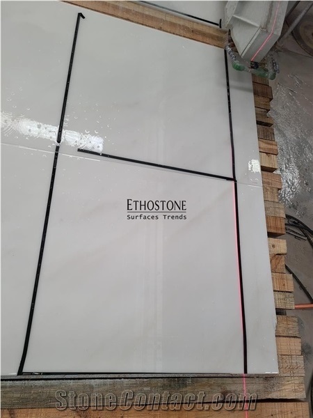 New Oriental White Marble Slab, Premium White Marble Tile