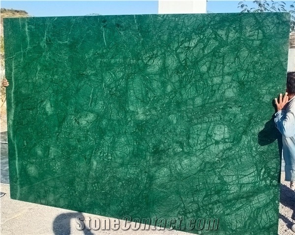 Forest Green Marble Slab