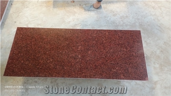 Imperial Red Granite Polished Slabs