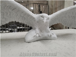 Flying Falcon Sculpture (80 Grit+Sandblast)