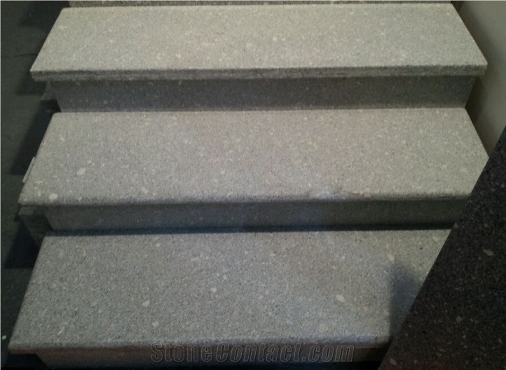 Pearl Grey Step,Stairs-Flamed