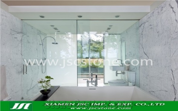 Affordable Luxury Arabescato White Marble Tiles Slabs Italy