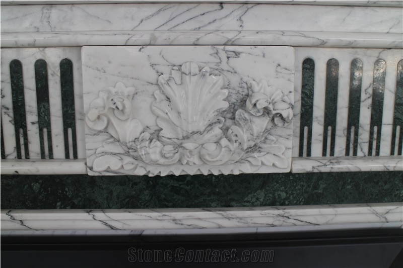 Customizeddesign Marble Fireplace for Home Inner Decoration