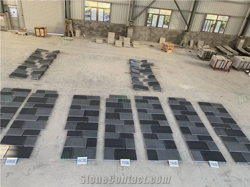 G654 and New Zimbabwe Black Granite Floor Tiles