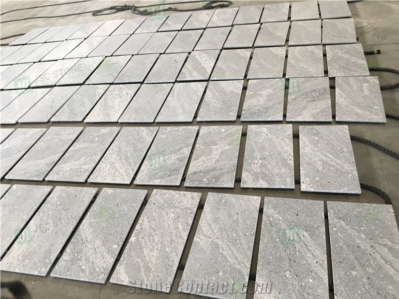 Nero Santiago Grey Granite Outdoor Tiles Floor Covering