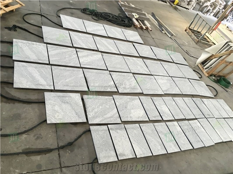 Nero Santiago Grey Granite Outdoor Tiles Floor Covering