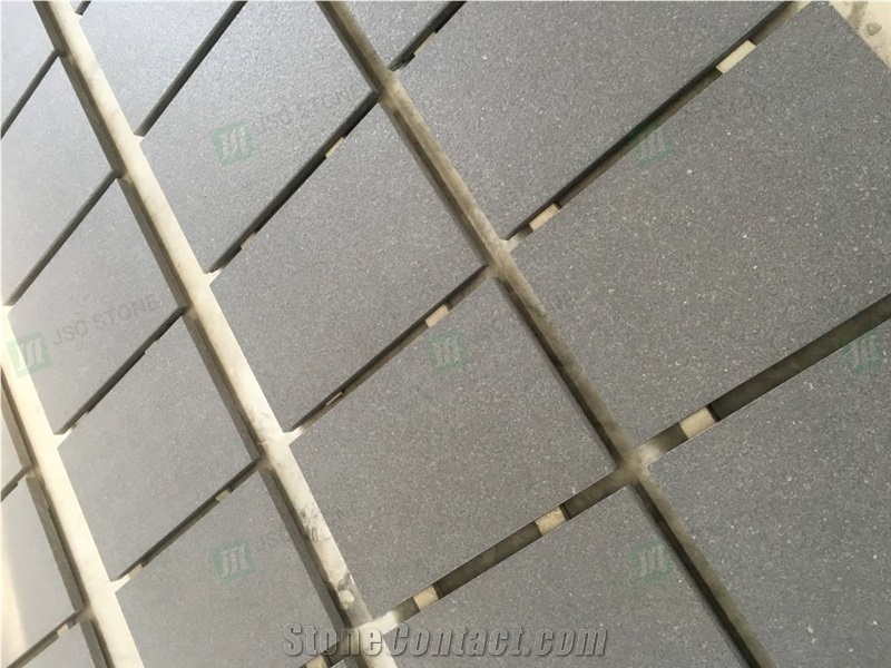 Platina Black Granite Outdoor Floor Tiles Wall Cladding