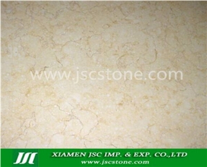 Sunny Beige Marble Tiles Slabs Egypt Affordable Project