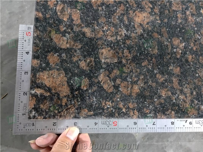 Tan Brown Granite for Outdoor Wall Cladding