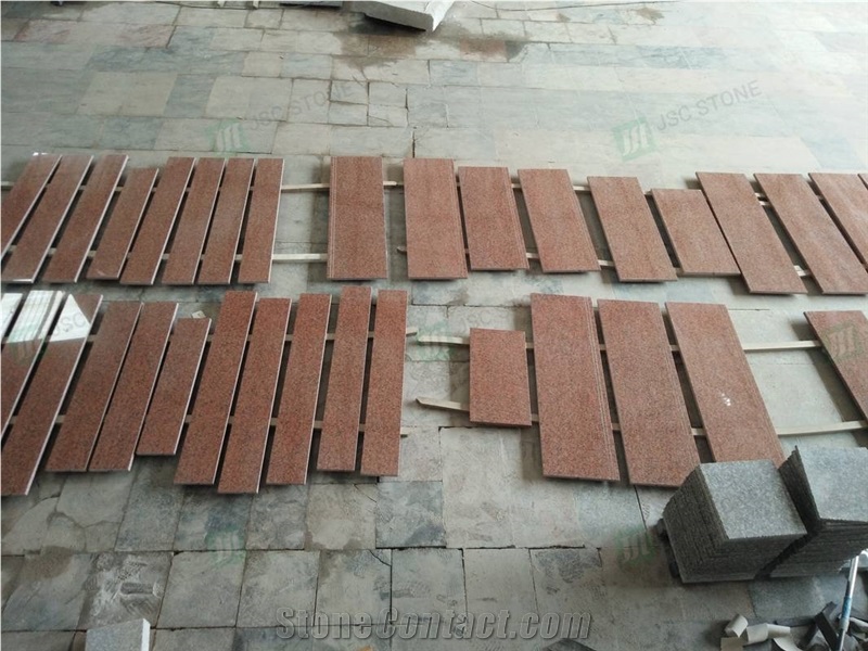 Tianshan Red Chinese Red Granite Floor Tiles