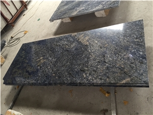 Azul Bahia Granite Kitchen Countertop