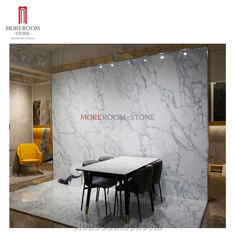 China Manufacturers Statuario Marble White Sintered Stone