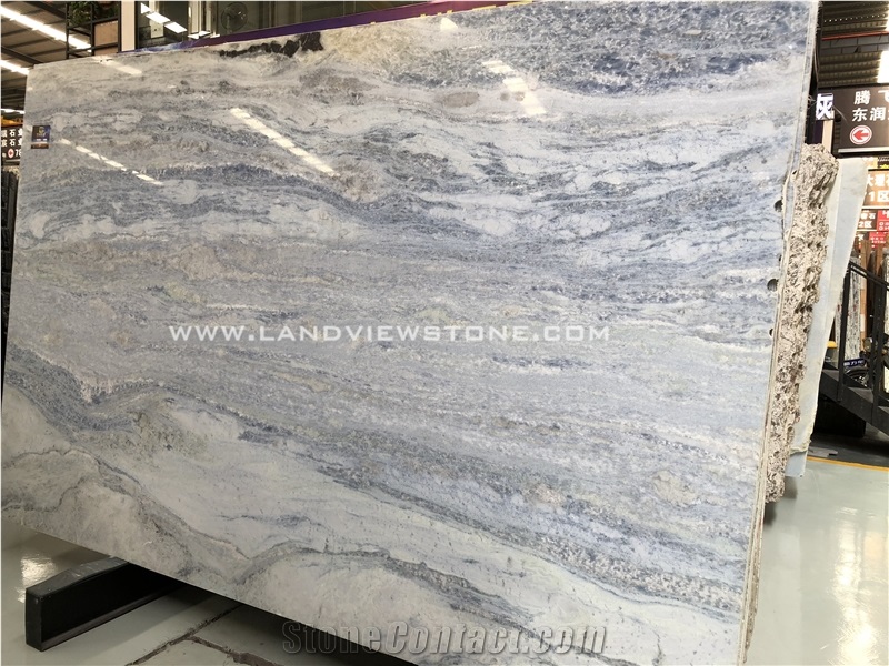 Calcite Blue Extra Marble for Kichen and Vanity Countertops